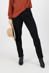 Slim leg knit denim pull-on