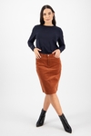 Cord skirt