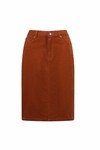 Cord skirt