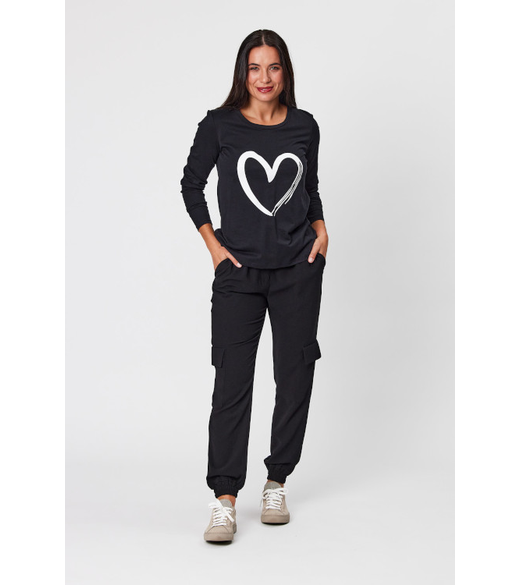 Elastic waist dress pant