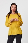 Plain pleated top