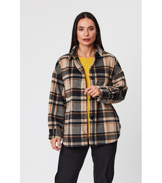 Check jacket with pockets LabelsBlackstone Gaby's Warkworth