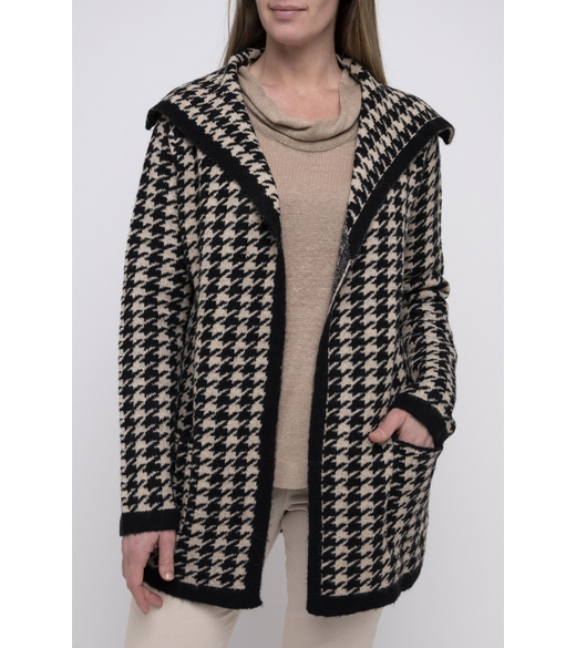 Houndstooth cardigan