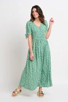 Spring garden pintuck maxi