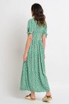 Spring garden pintuck maxi