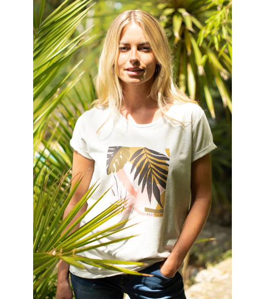 Abstract palms tee