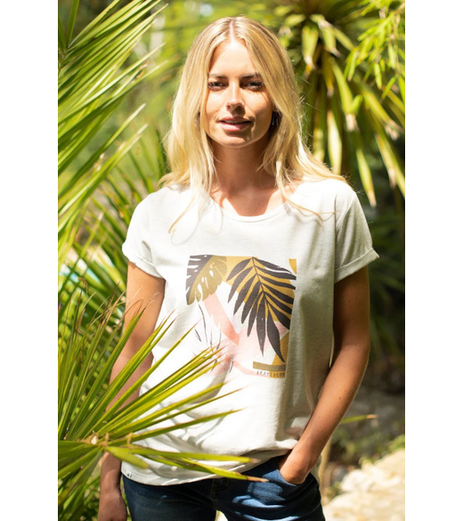 Abstract palms tee