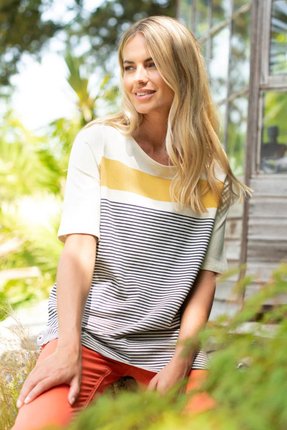 Beach stripe tee-tops-Gaby's