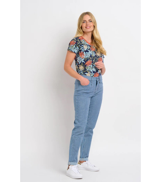 Ticking stripe pant