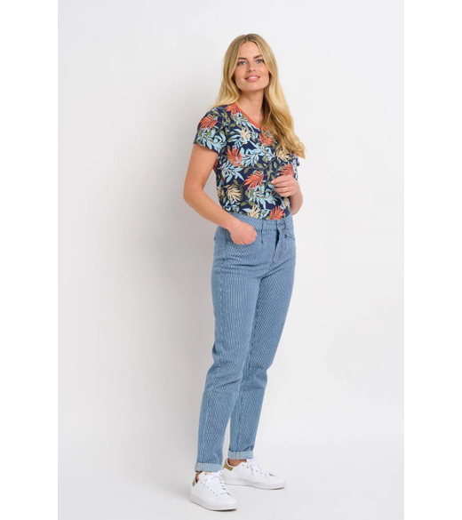 Ticking stripe pant