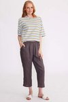 Washer linen cropped pant