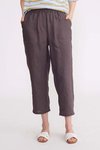 Washer linen cropped pant