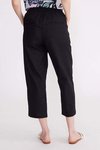 Washer linen cropped pant