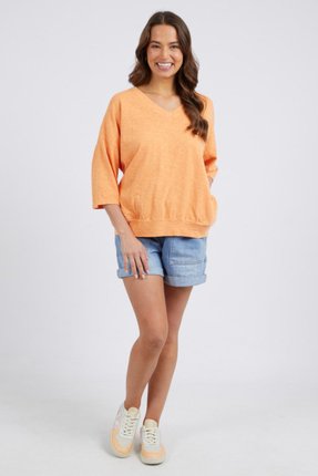 Maizie V neck-tops-Gaby's