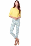 Petal slim leg ankle pant