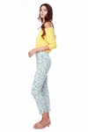 Petal slim leg ankle pant