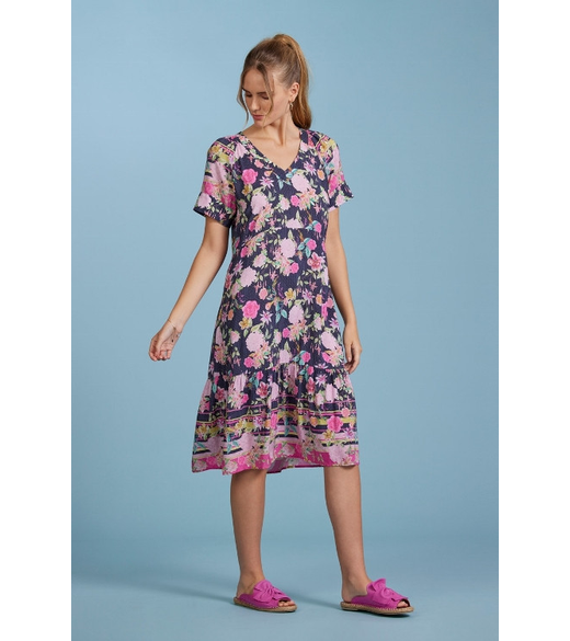 Fuchsiaristic dress