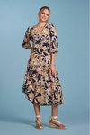 Pina colada midi dress