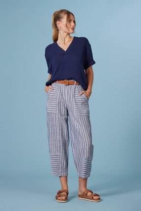Gauze n Effect tee-tops-Gaby's