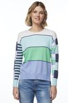 Multi stripe jumper