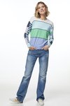 Multi stripe jumper