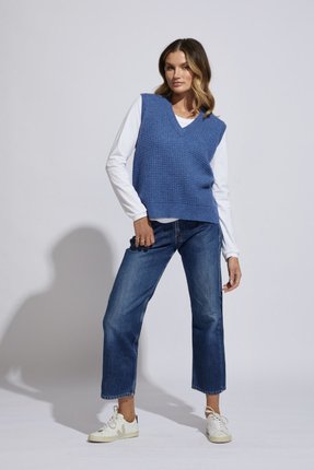 Textured vest-knitwear-Gaby's