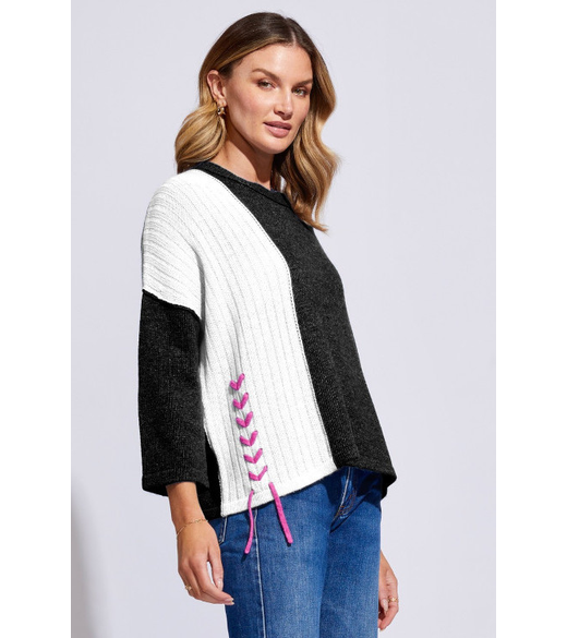 Lace up jumper