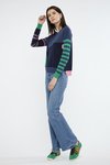 Eclectic intarsia jumper