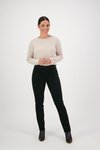 Slim leg cord pull-on pant