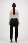 Slim leg cord pull-on pant