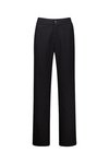 Straight leg wool mix dress pant