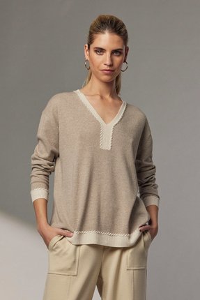 Whipped Up V sweater-knitwear-Gaby's