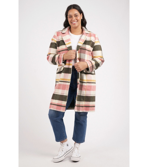 Blanche check coat