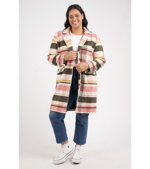 Blanche check coat