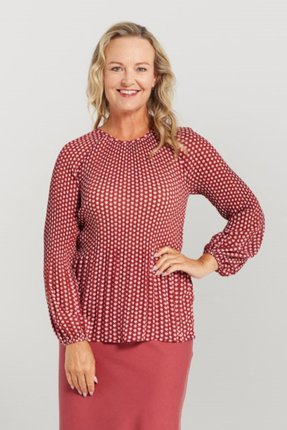 Pleated top-tops-Gaby's