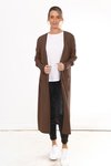 Longline cardi high side splits