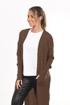 Longline cardi high side splits