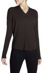Long sleeve V-neck top