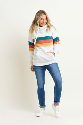 Stripe Elise hoodie-tops-Gaby's