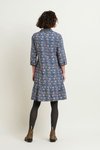 Folk floral cord dress