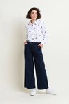 Double pleat front pant