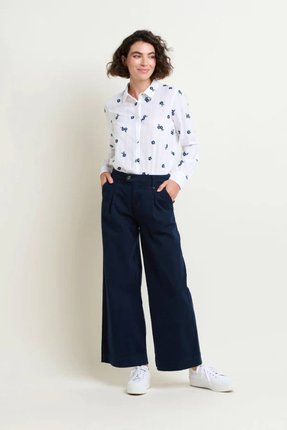 Double pleat front pant-pants-and-leggings-Gaby's