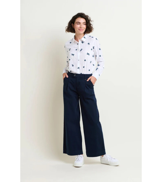 Double pleat front pant