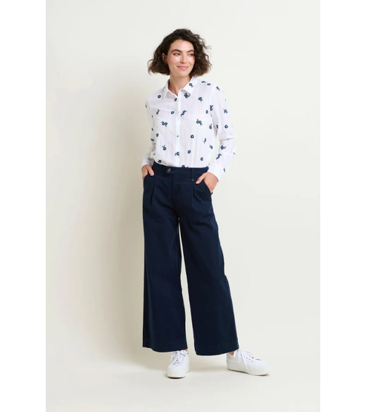 Double pleat front pant