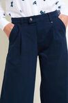Double pleat front pant