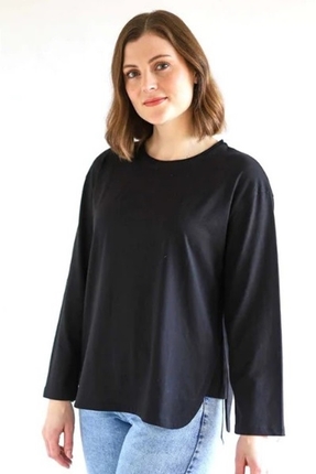 Side panel crew top-tops-Gaby's