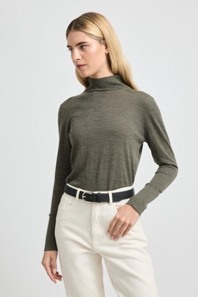 Fine merino funnel-knitwear-Gaby's