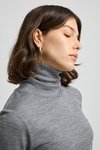 Turtle neck merino tee