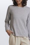 Tuck stitch stripe jumper