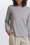 Tuck stitch stripe jumper